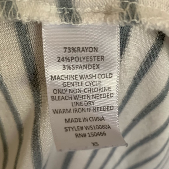 Mix by 41 Hawthorn striped open front cardigan XS - Picture 4 of 4